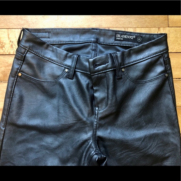 Blank NYC Faux Leather Skinny Pants - Picture 6 of 6